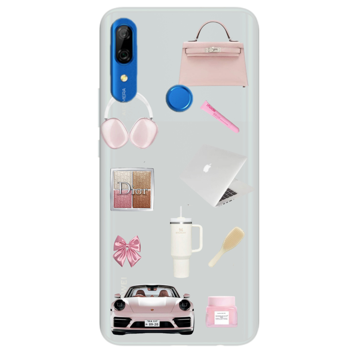Чехол для Huawei P Smart Z полупрозрачный матовый soft touch Высокий стиль - фото 1 Чехол для Huawei P Smart Z полупрозрачный матовый soft touch Высокий стиль - фото 1 - Чехлы для телефонов