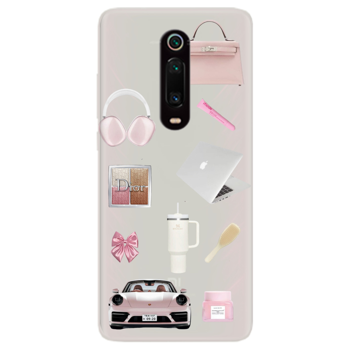 Чохол для Xiaomi Mi 9T Pro напівпрозорий матовий soft touch Високий стиль - фото 1 - Чохли для телефонів