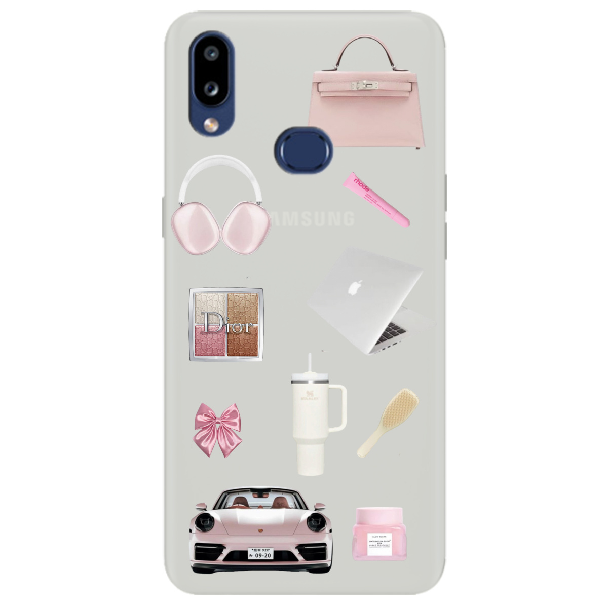 Чехол для Samsung Galaxy A10s полупрозрачный матовый soft touch Высокий стиль - фото 1 - Чехлы для телефонов