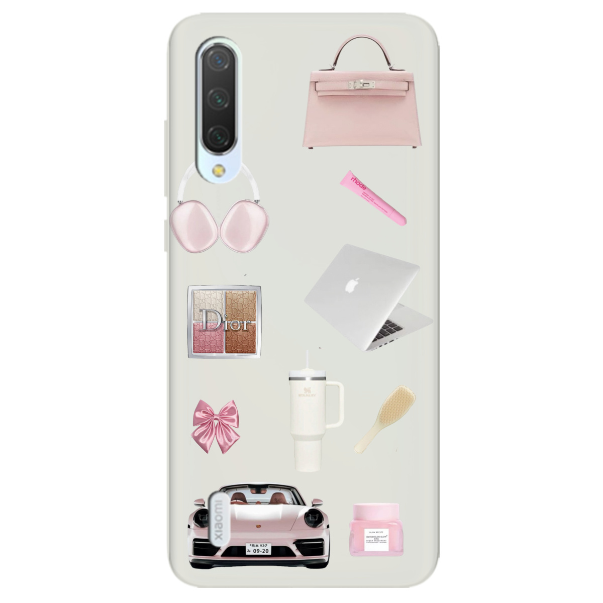 Чохол для Xiaomi Mi A3 напівпрозорий матовий soft touch Високий стиль - фото 1 - Чохли для телефонів