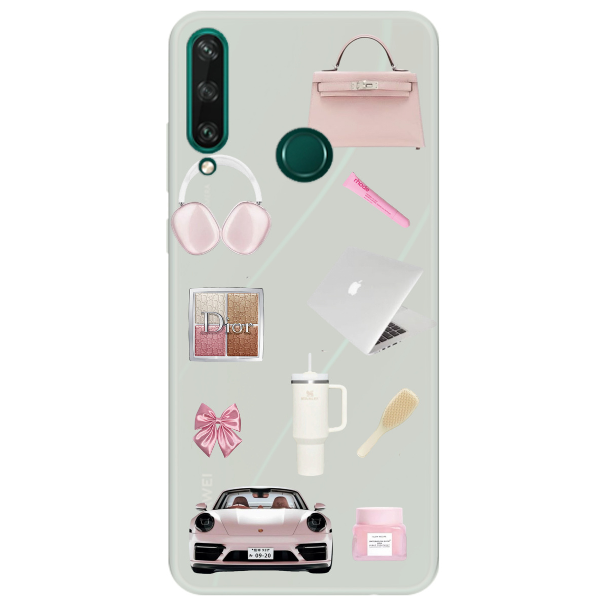 Чохол для Huawei Y6p напівпрозорий матовий soft touch Високий стиль - фото 1 - Чохли для телефонів