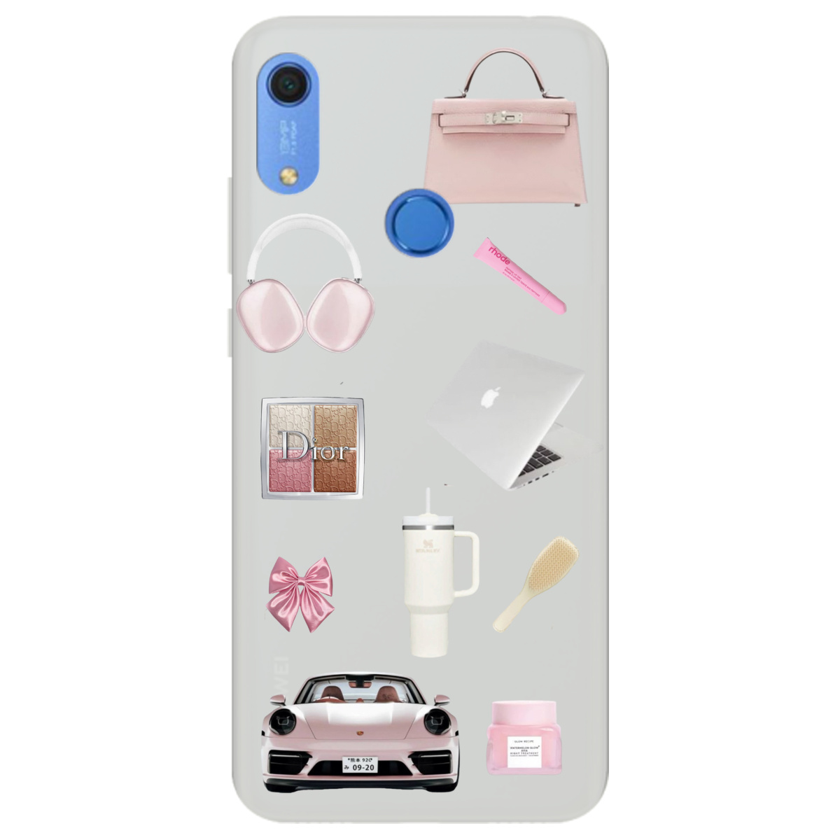 Чохол для Huawei Y6s напівпрозорий матовий soft touch Високий стиль - фото 1 - Чохли для телефонів