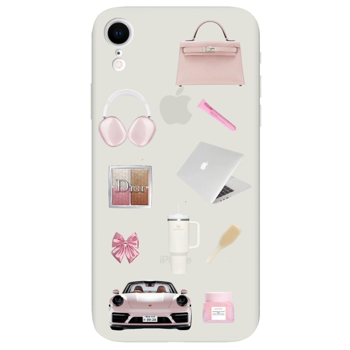 Чехол для Apple iPhone XR полупрозрачный матовый soft touch Высокий стиль - фото 1 - Чехлы для телефонов