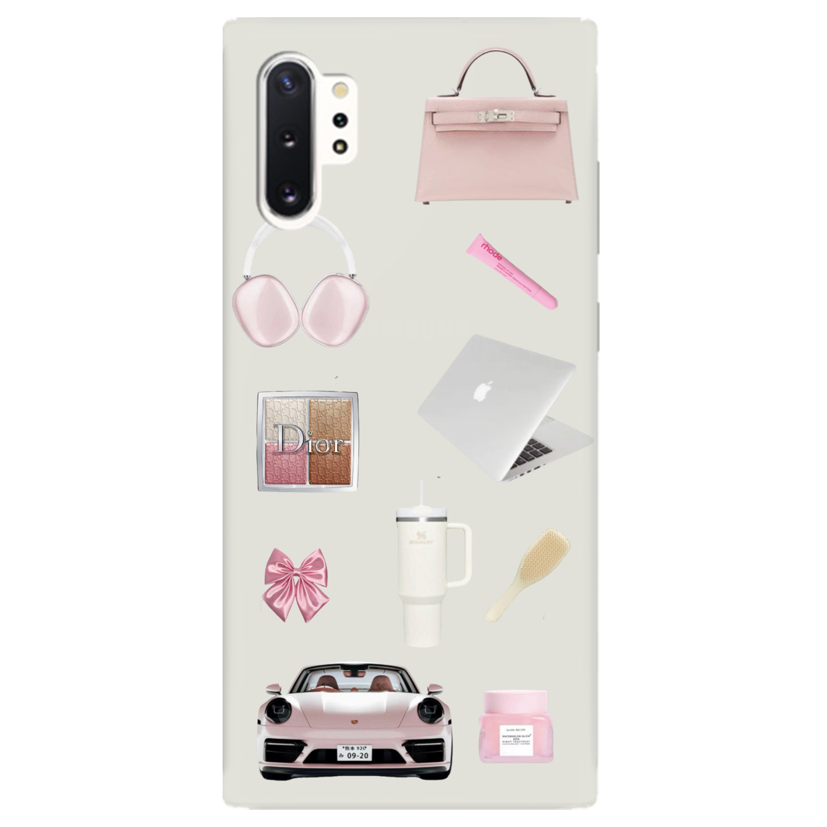 Чохол для Samsung Galaxy Note 10 Plus напівпрозорий матовий soft touch Високий стиль - фото 1 - Чохли для телефонів