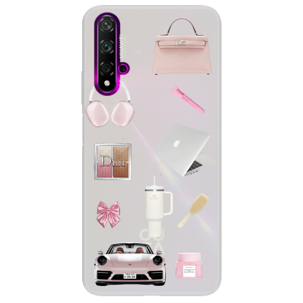 Чехол для Huawei Nova 5T полупрозрачный матовый soft touch Высокий стиль - фото 1 Чехол для Huawei Nova 5T полупрозрачный матовый soft touch Высокий стиль - фото 1 - Чехлы для телефонов