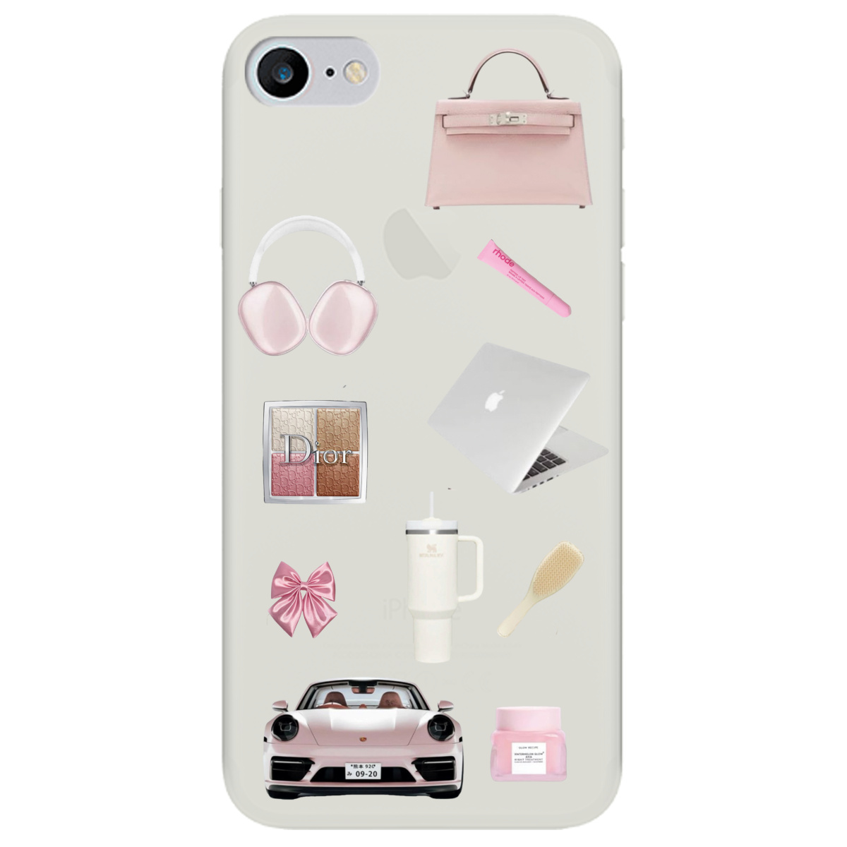 Чохол для Apple iPhone SE 2020 напівпрозорий матовий soft touch Високий стиль - фото 1 - Чохли для телефонів