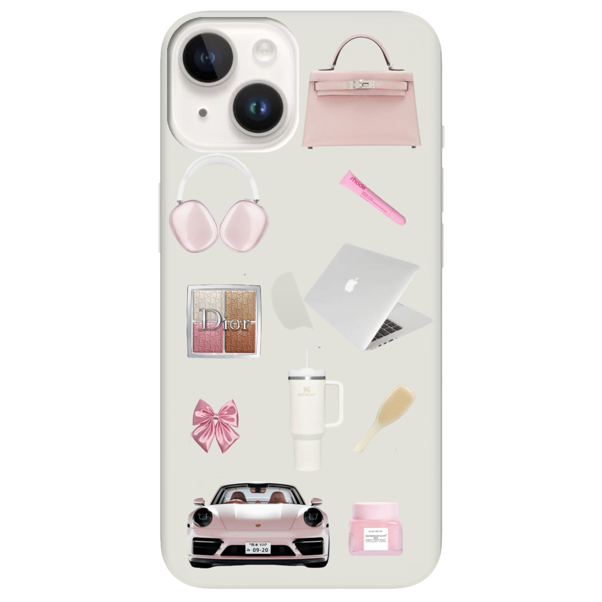 Чехол для Apple iPhone 14 полупрозрачный матовый soft touch Высокий стиль - фото 1 - Чехлы для телефонов