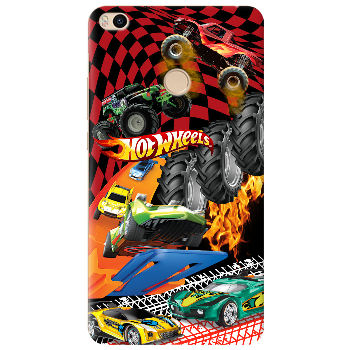 Чехол для Xiaomi Mi Max 2 Hot Wheels - фото 1 - Чехлы для телефонов