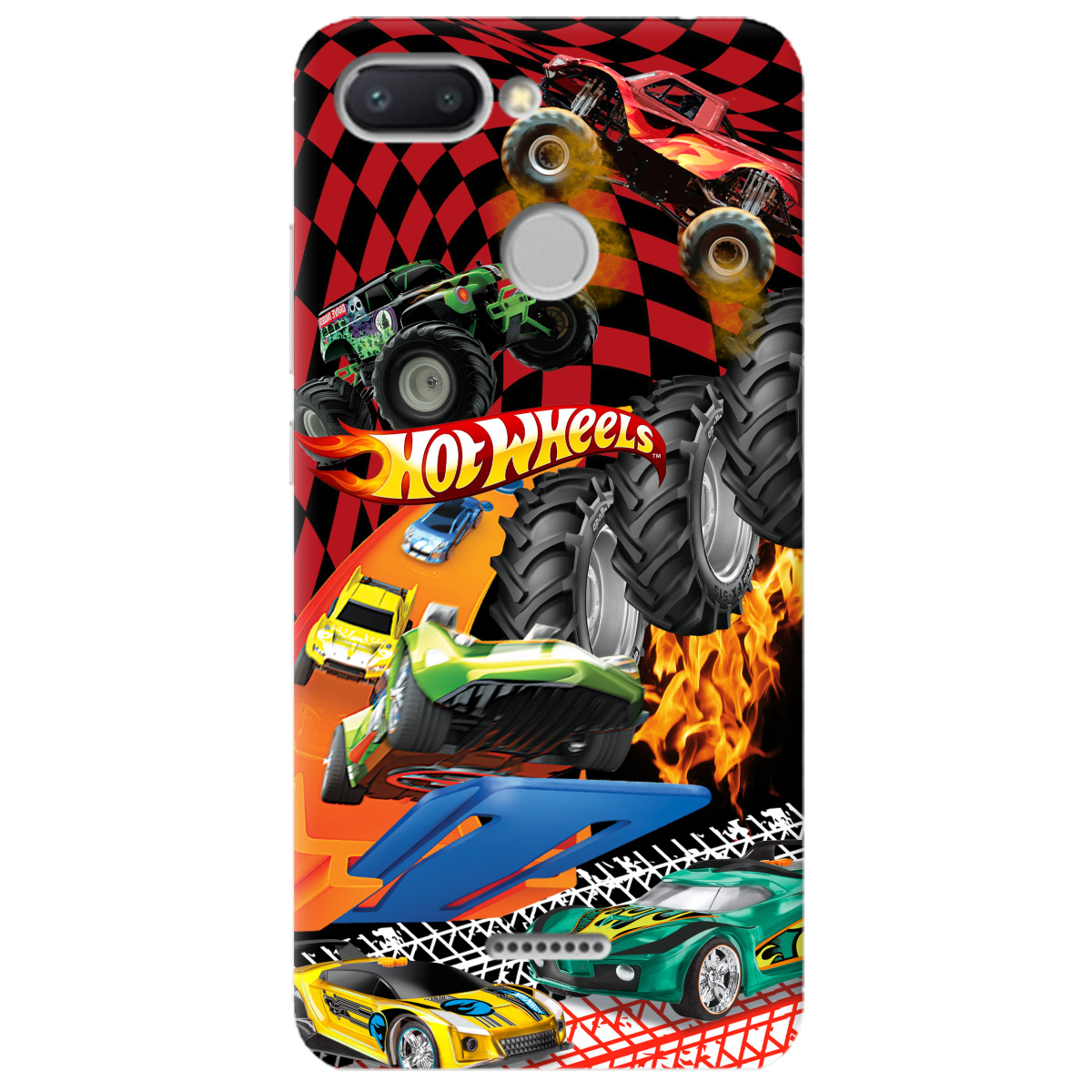 Чохол для Xiaomi Redmi 6 Hot Wheels - фото 1 Чохол для Xiaomi Redmi 6 Hot Wheels - фото 1 - Чохли для телефонів
