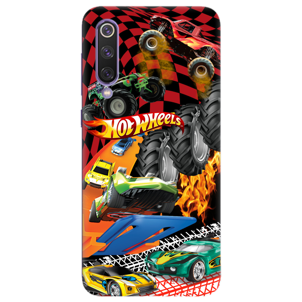 Чехол для Xiaomi Mi 9 SE Hot Wheels - фото 1 - Чехлы для телефонов