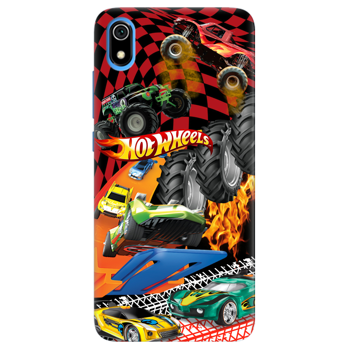 Чехол для Xiaomi Redmi 7A Hot Wheels - фото 1 - Чехлы для телефонов