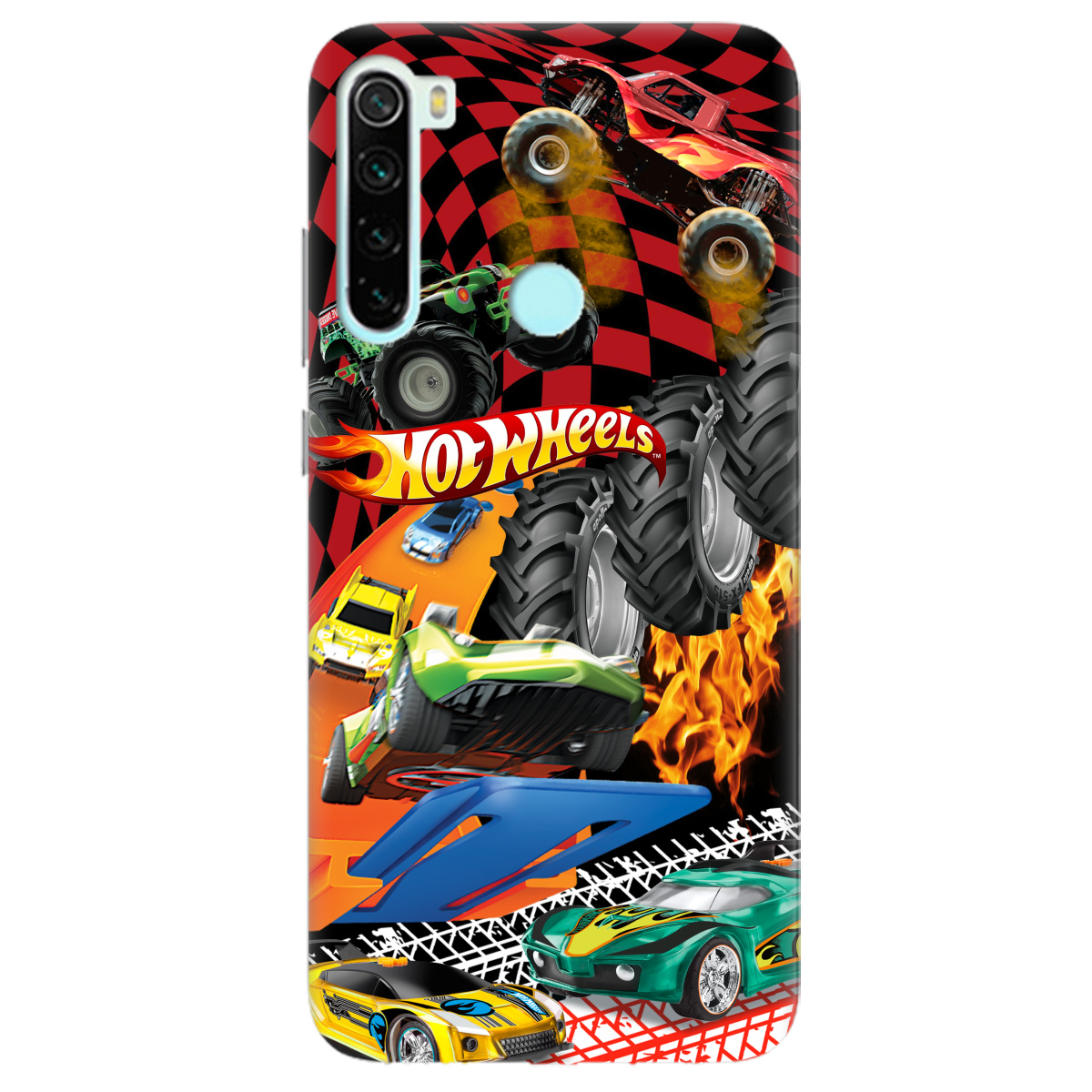Чехол для Xiaomi Redmi Note 8 Hot Wheels - фото 1 - Чехлы для телефонов