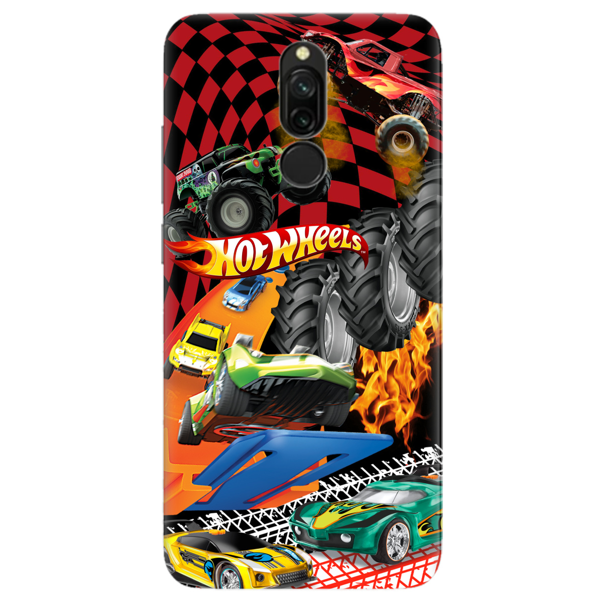 Чехол для Xiaomi Redmi 8 Hot Wheels - фото 1 - Чехлы для телефонов