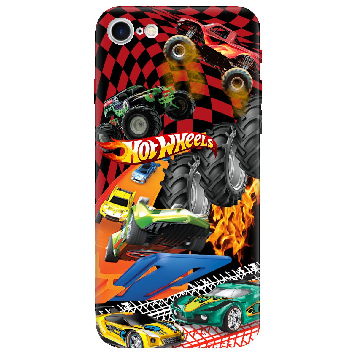 Чохол для Apple iPhone SE 2020 Hot Wheels - фото 1 - Чохли для телефонів