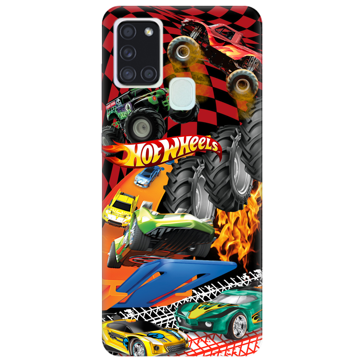 Чохол для Samsung Galaxy A21s Hot Wheels - фото 1 - Чохли для телефонів