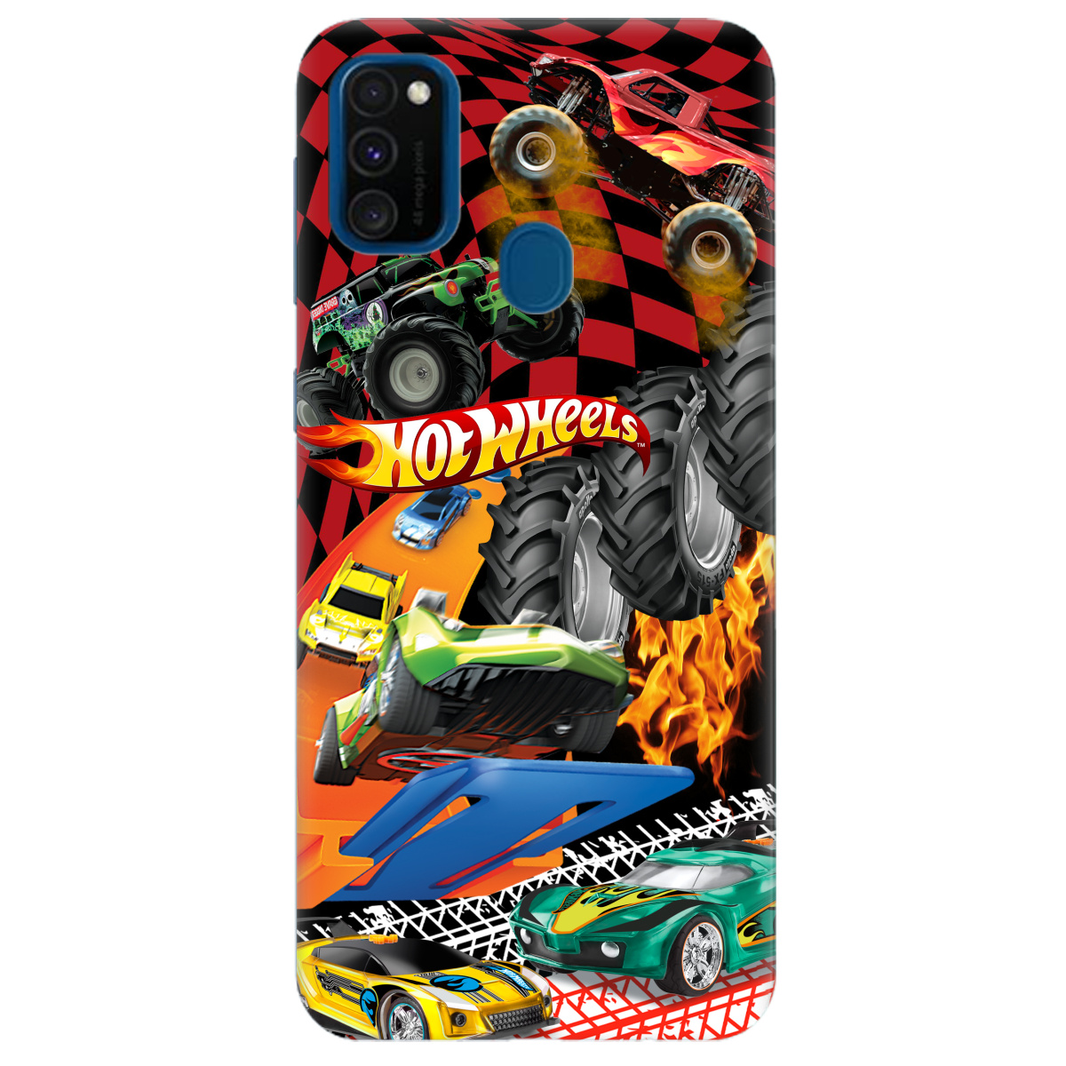 Чехол для Samsung Galaxy M21 Hot Wheels - фото 1 Чехол для Samsung Galaxy M21 Hot Wheels - фото 1 - Чехлы для телефонов
