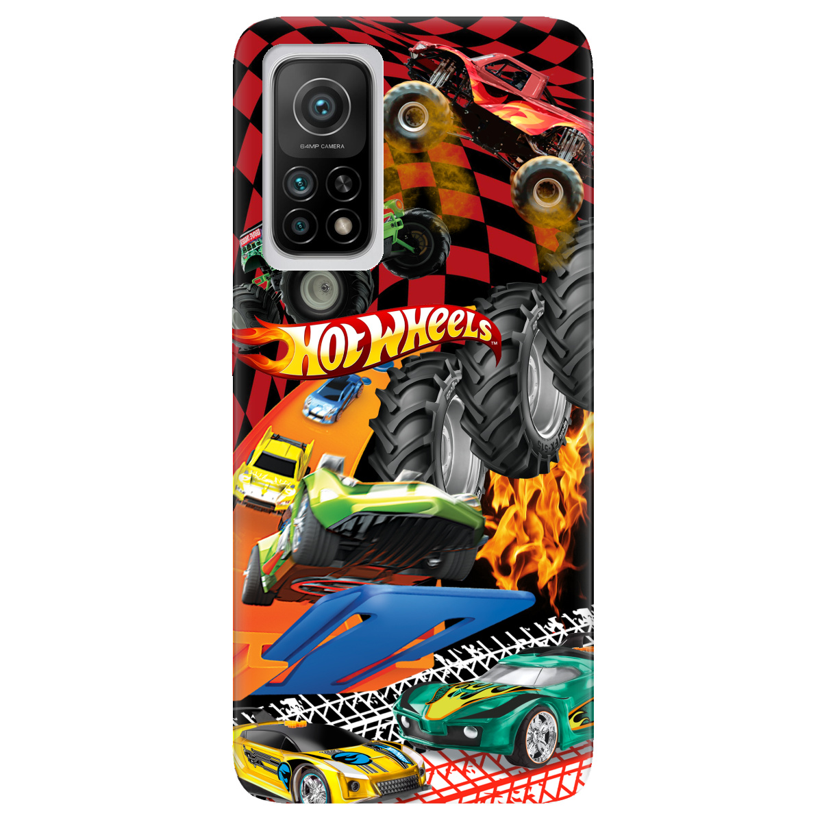 Чехол для Xiaomi Mi 10T/ Mi 10T Pro Hot Wheels - фото 1 - Чехлы для телефонов
