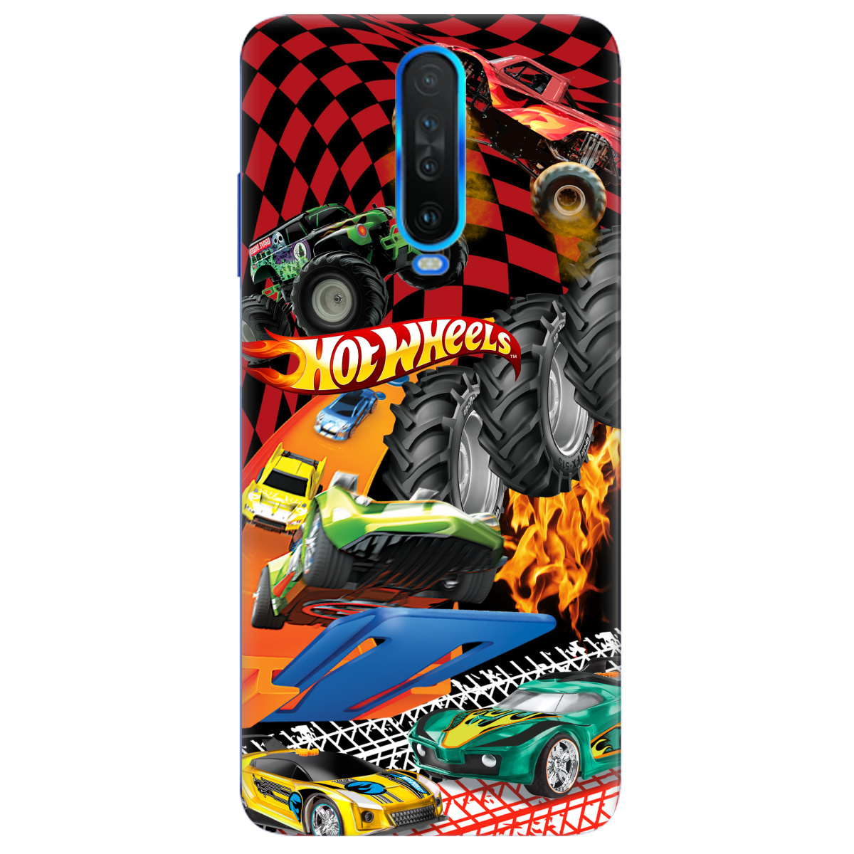 Чохол для Xiaomi Poco X2 Hot Wheels - фото 1 - Чохли для телефонів