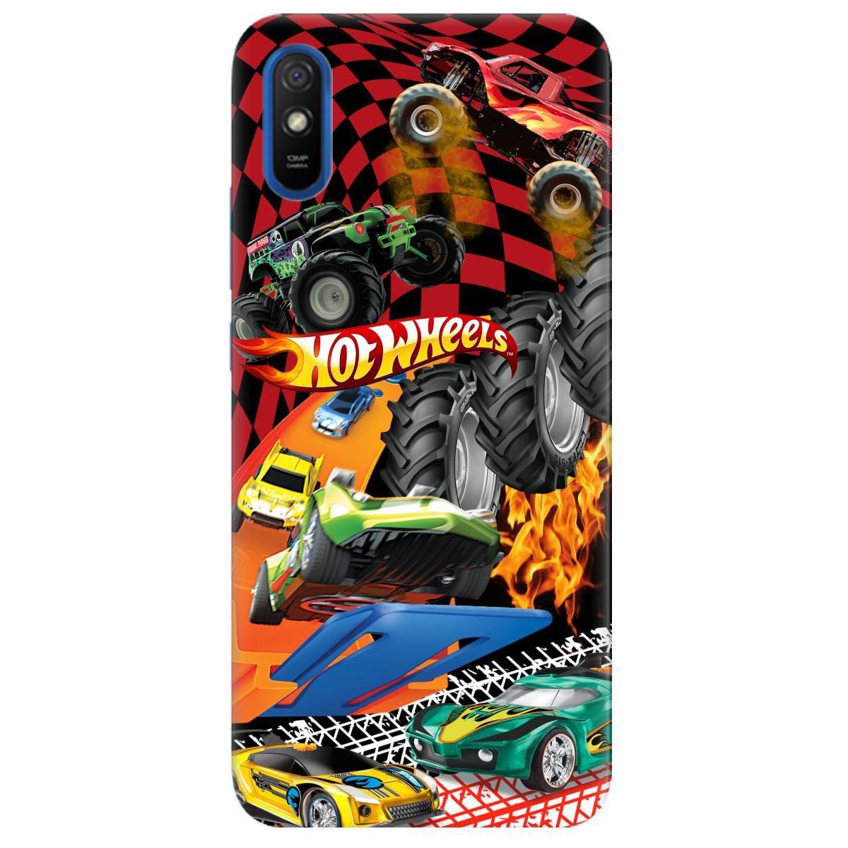 Чохол для Xiaomi Redmi 9A Hot Wheels - фото 1 - Чохли для телефонів