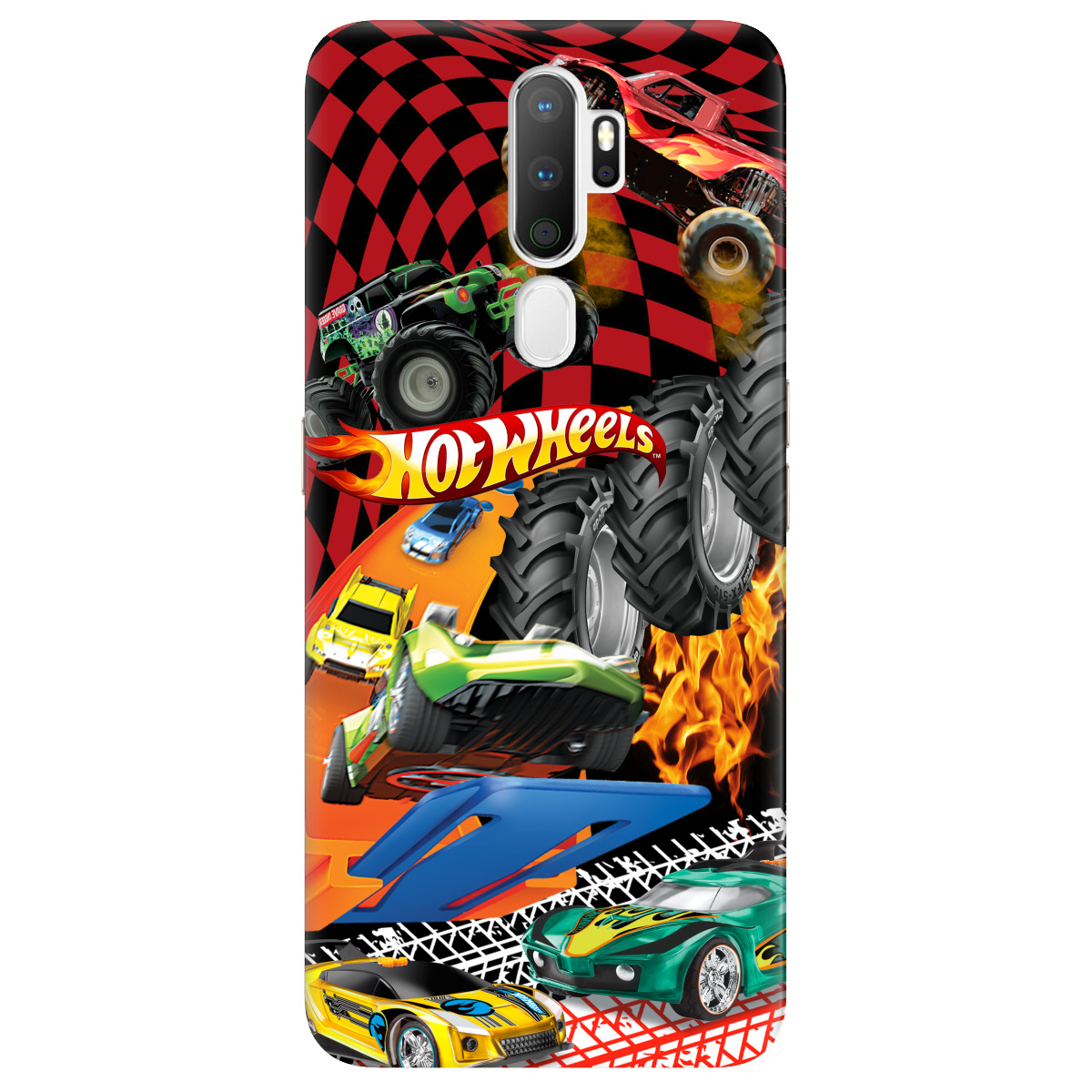 Чехол для Oppo A5 2020/A9 2020 Hot Wheels - фото 1 - Чехлы для телефонов