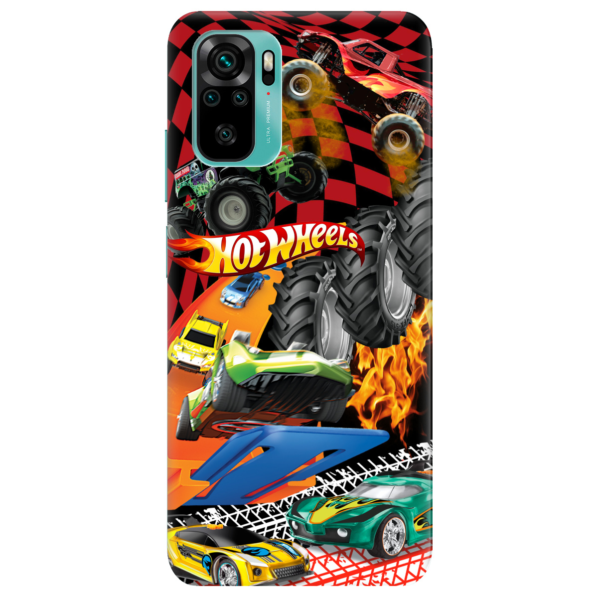 Чехол для Xiaomi Redmi Note 10s Hot Wheels - фото 1 Чехол для Xiaomi Redmi Note 10s Hot Wheels - фото 1 - Чехлы для телефонов