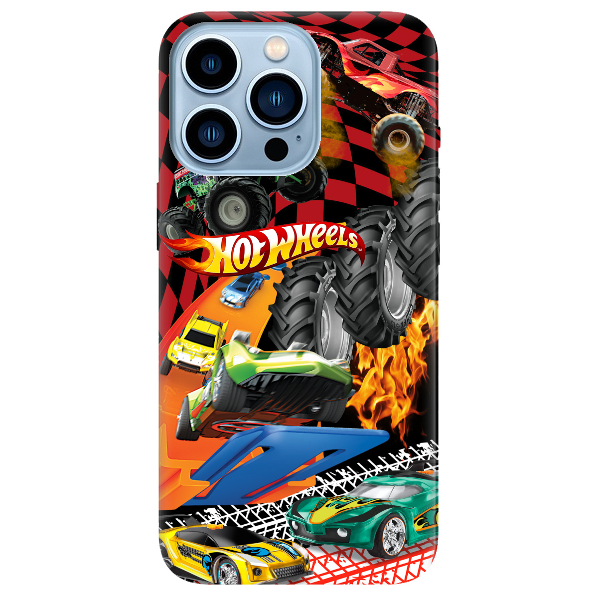 Чехол для Apple iPhone 13 Pro Max Hot Wheels - фото 1 Чехол для Apple iPhone 13 Pro Max Hot Wheels - фото 1 - Чехлы для телефонов
