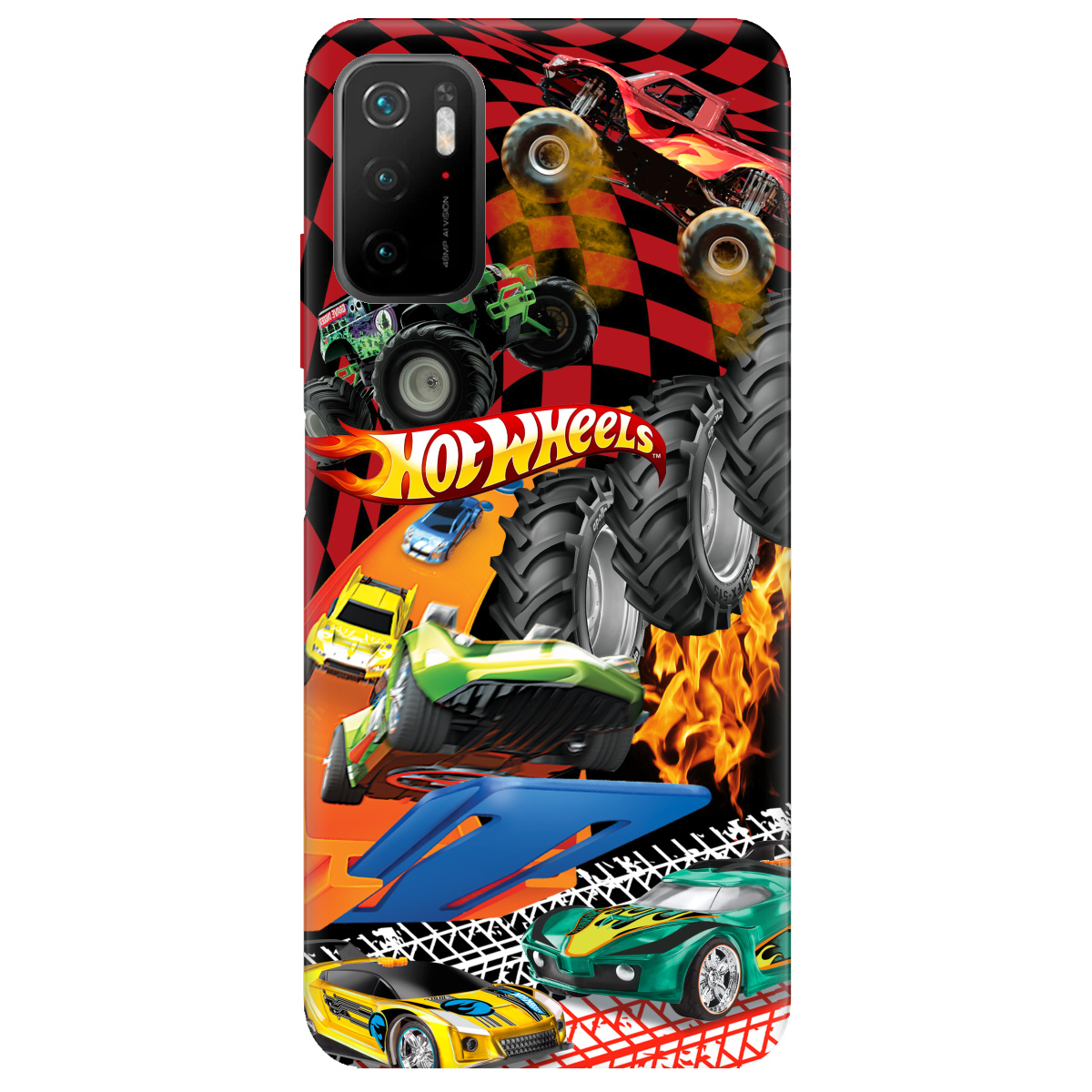 Чехол для Xiaomi Poco M3 Pro Hot Wheels - фото 1 - Чехлы для телефонов