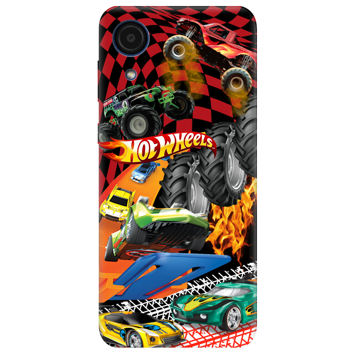 Чехол для Samsung Galaxy А03 Core Hot Wheels - фото 1 - Чехлы для телефонов