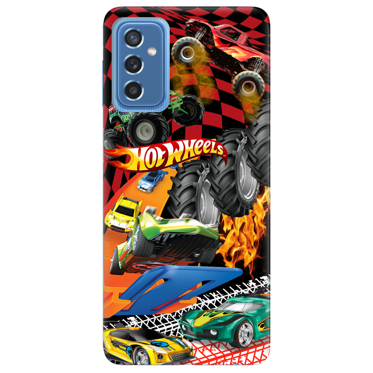 Чехол для Samsung Galaxy M52 Hot Wheels - фото 1 Чехол для Samsung Galaxy M52 Hot Wheels - фото 1 - Чехлы для телефонов