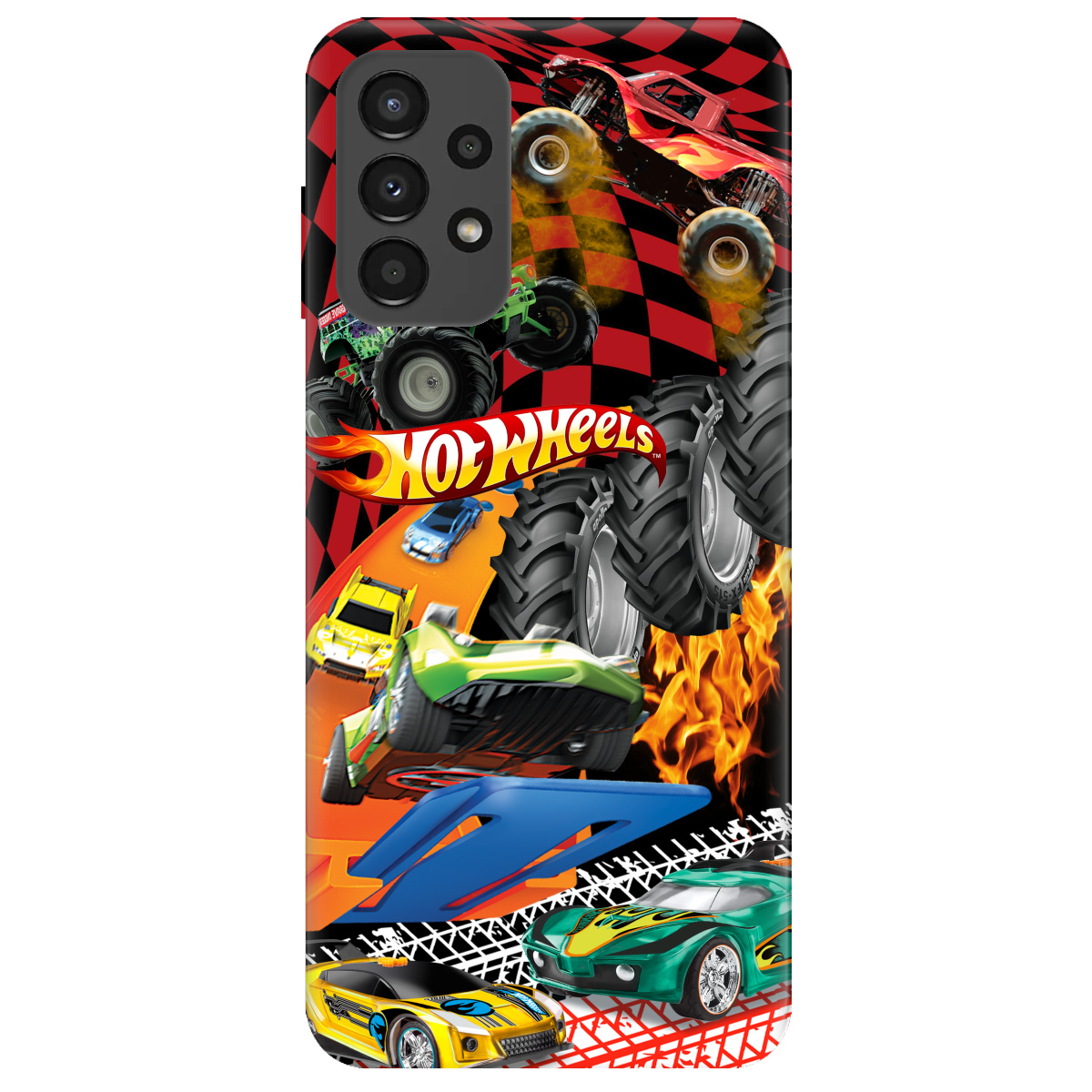 Чехол для Samsung Galaxy A13 4G Hot Wheels - фото 1 - Чехлы для телефонов