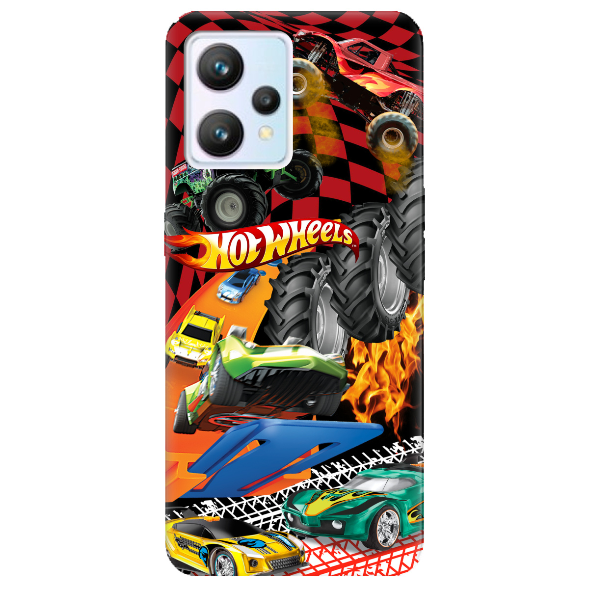 Чехол для Realme 9 Hot Wheels - фото 1 - Чехлы для телефонов