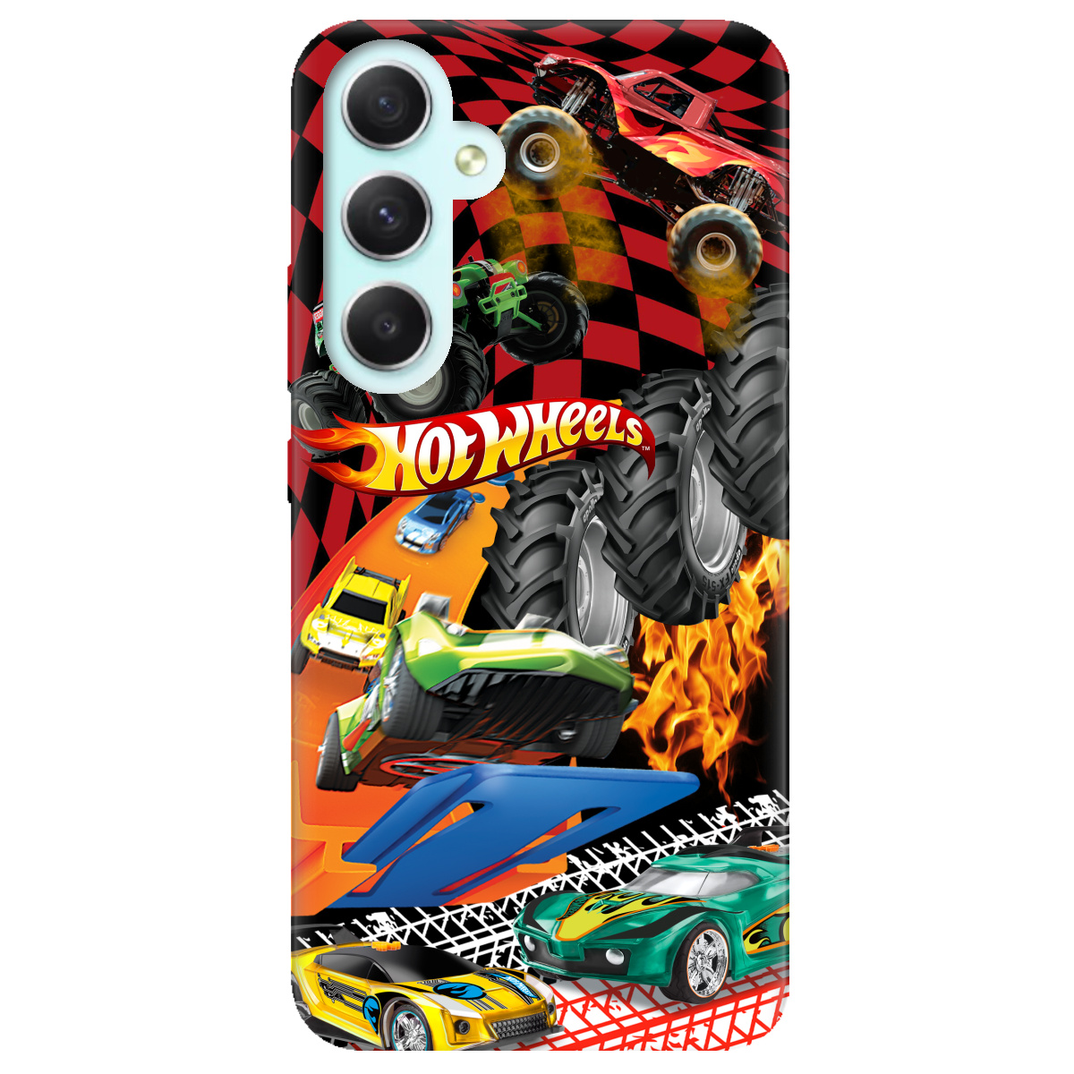 Чохол для Samsung Galaxy A34 Hot Wheels - фото 1 Чохол для Samsung Galaxy A34 Hot Wheels - фото 1 - Чохли для телефонів