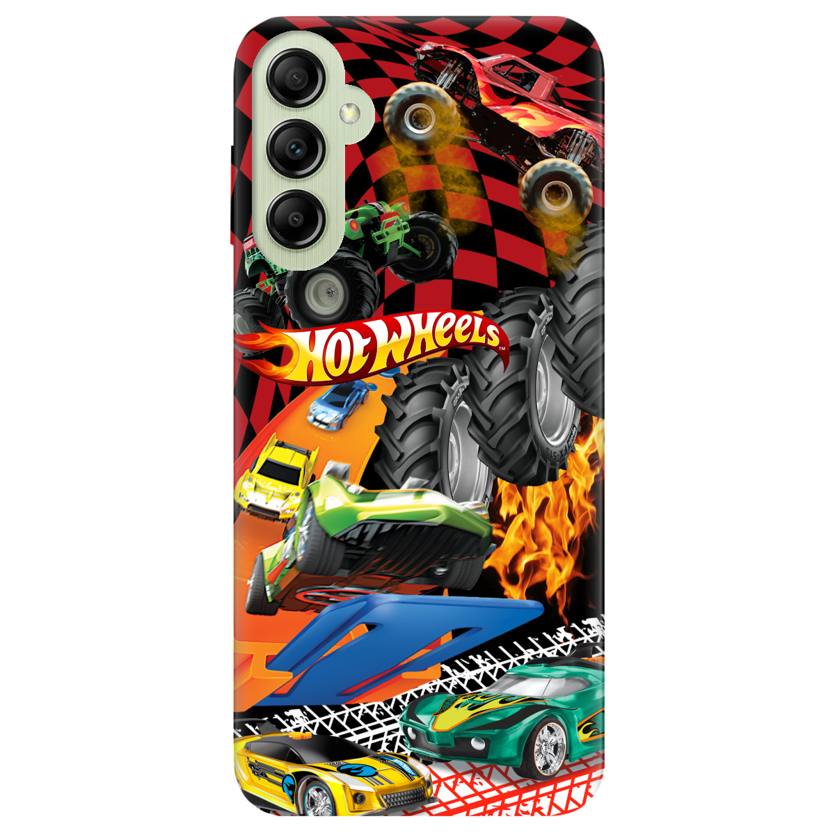 Чохол для Samsung Galaxy A14 Hot Wheels - фото 1 - Чохли для телефонів