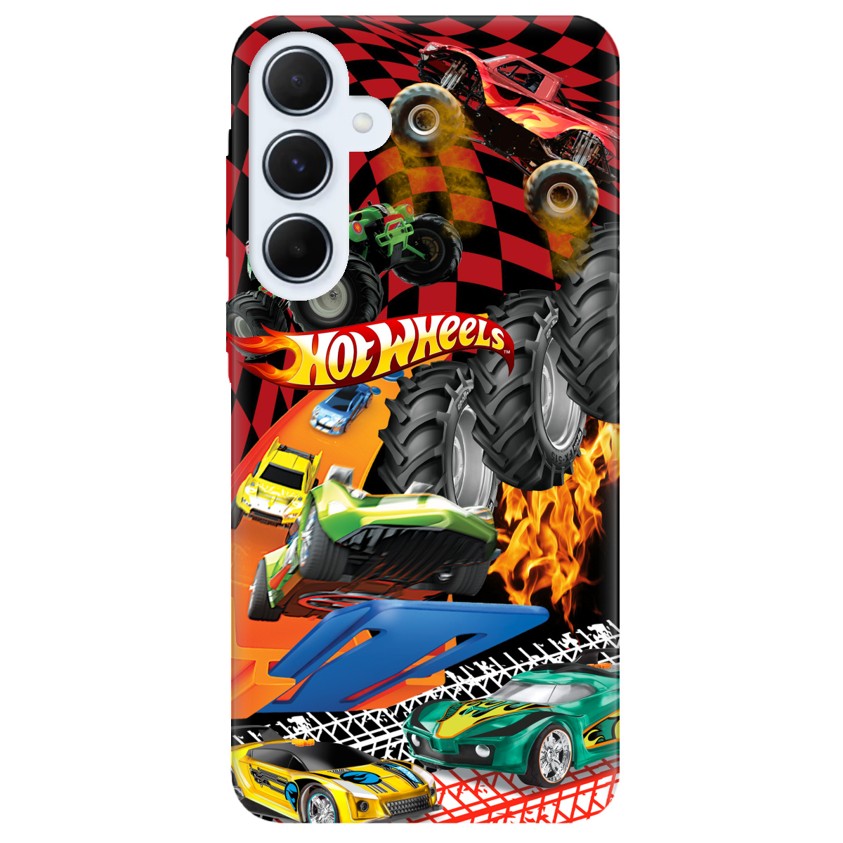 Чехол для Samsung Galaxy A55 Hot Wheels - фото 1 - Чехлы для телефонов