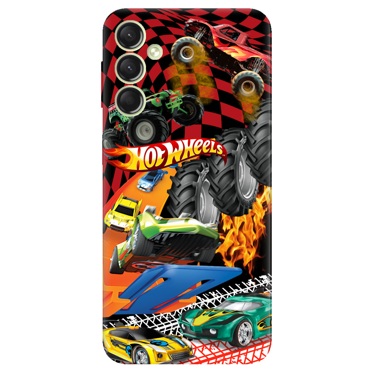 Чехол для Samsung Galaxy A24 4G Hot Wheels - фото 1 Чехол для Samsung Galaxy A24 4G Hot Wheels - фото 1 - Чехлы для телефонов