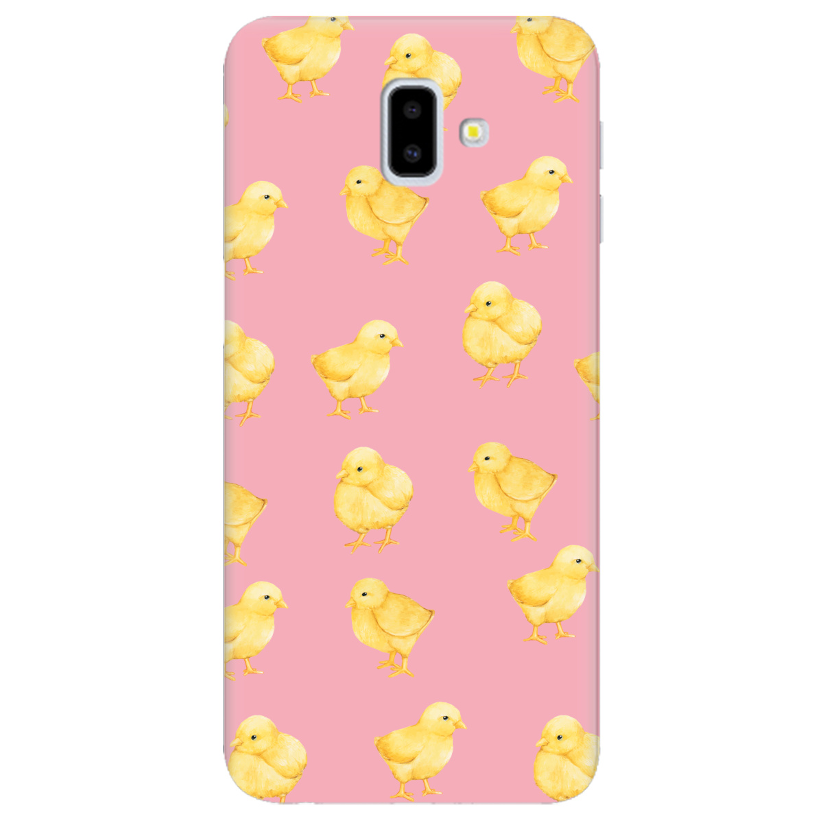Чехол для Samsung Galaxy J6 Plus 2018 Цыплята - фото 1 - Чехлы для телефонов