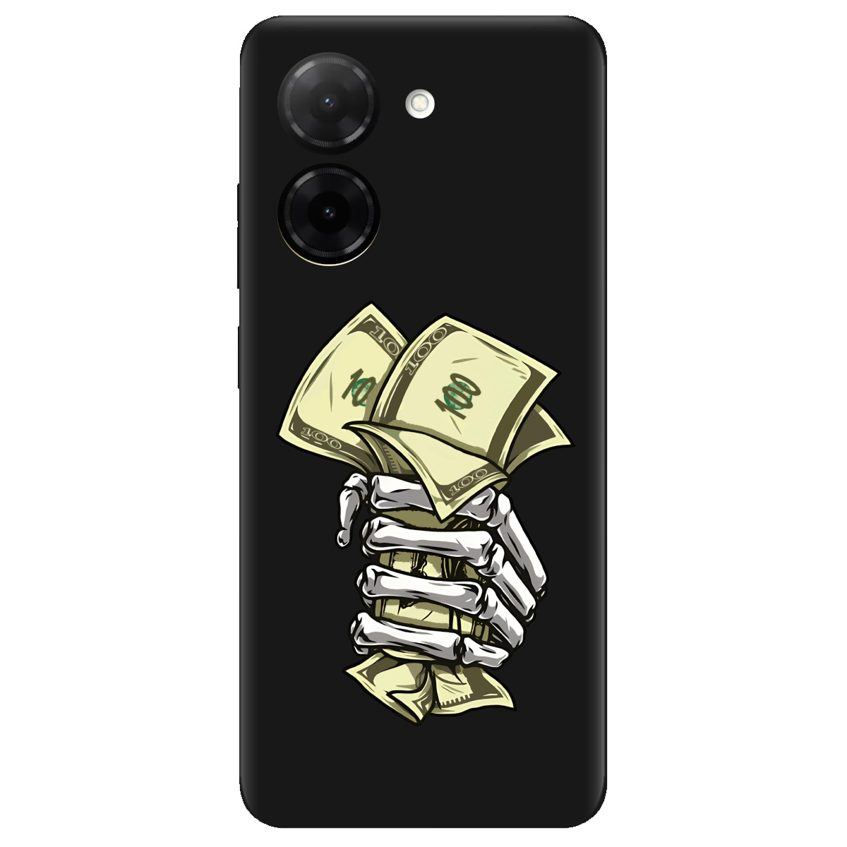 Чехол для Xiaomi Redmi A5 черный матовый soft touch Загашник - фото 1 - Чехлы для телефонов