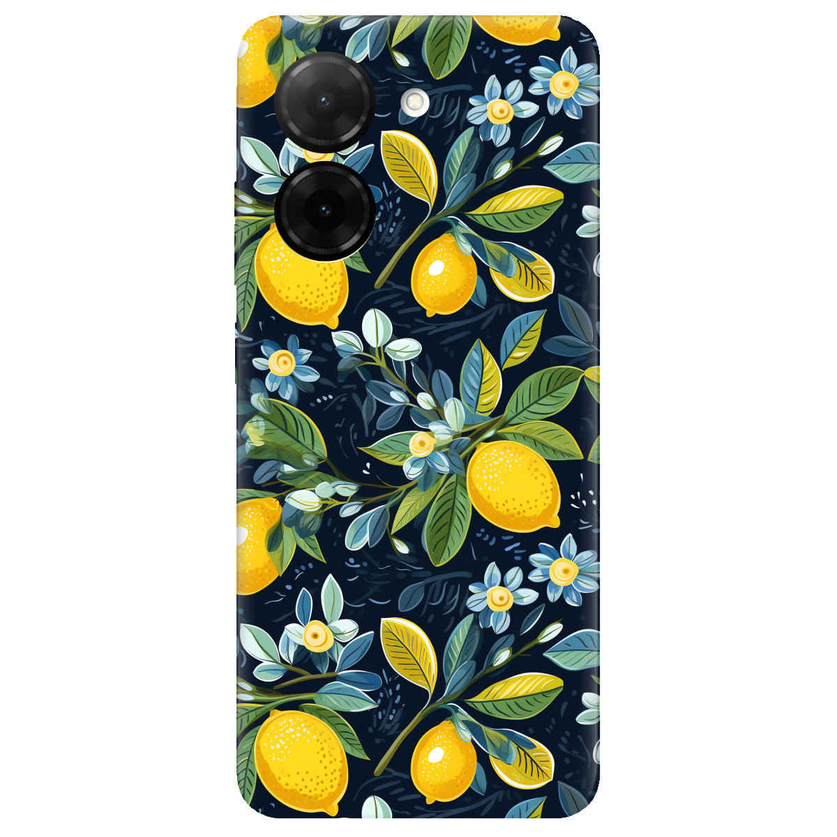 Чехол для Xiaomi Redmi A5 Lemon with flower - фото 1 - Чехлы для телефонов