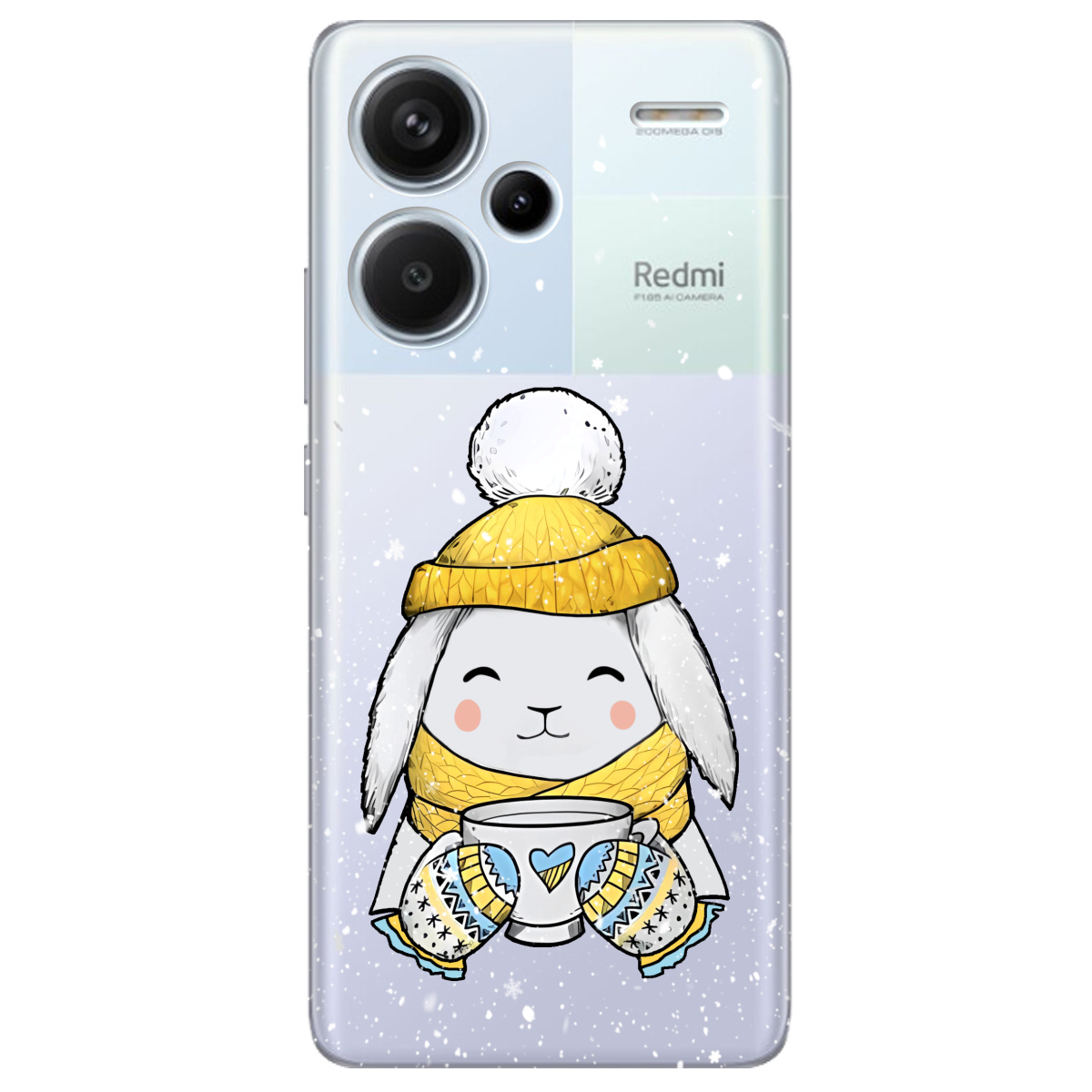 Чехол для Xiaomi Redmi Note 13 Pro + Пухнастик - фото 1 - Чехлы для телефонов