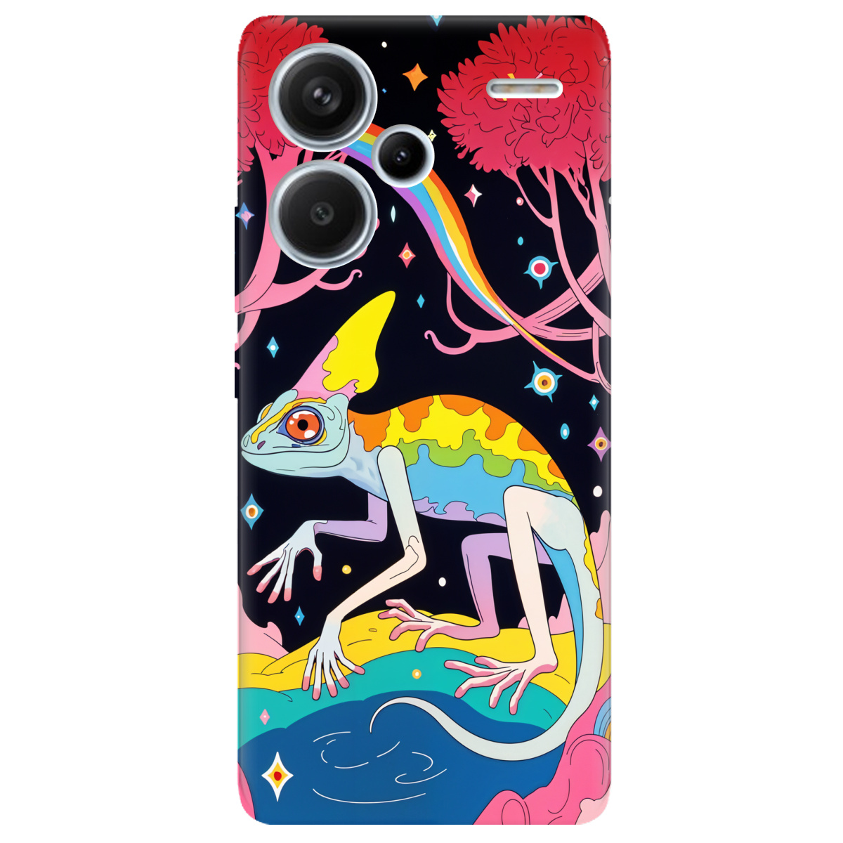 Чохол для Xiaomi Redmi Note 13 Pro + Cosmic Chameleon - фото 1 Чохол для Xiaomi Redmi Note 13 Pro + Cosmic Chameleon - фото 1 - Чохли для телефонів