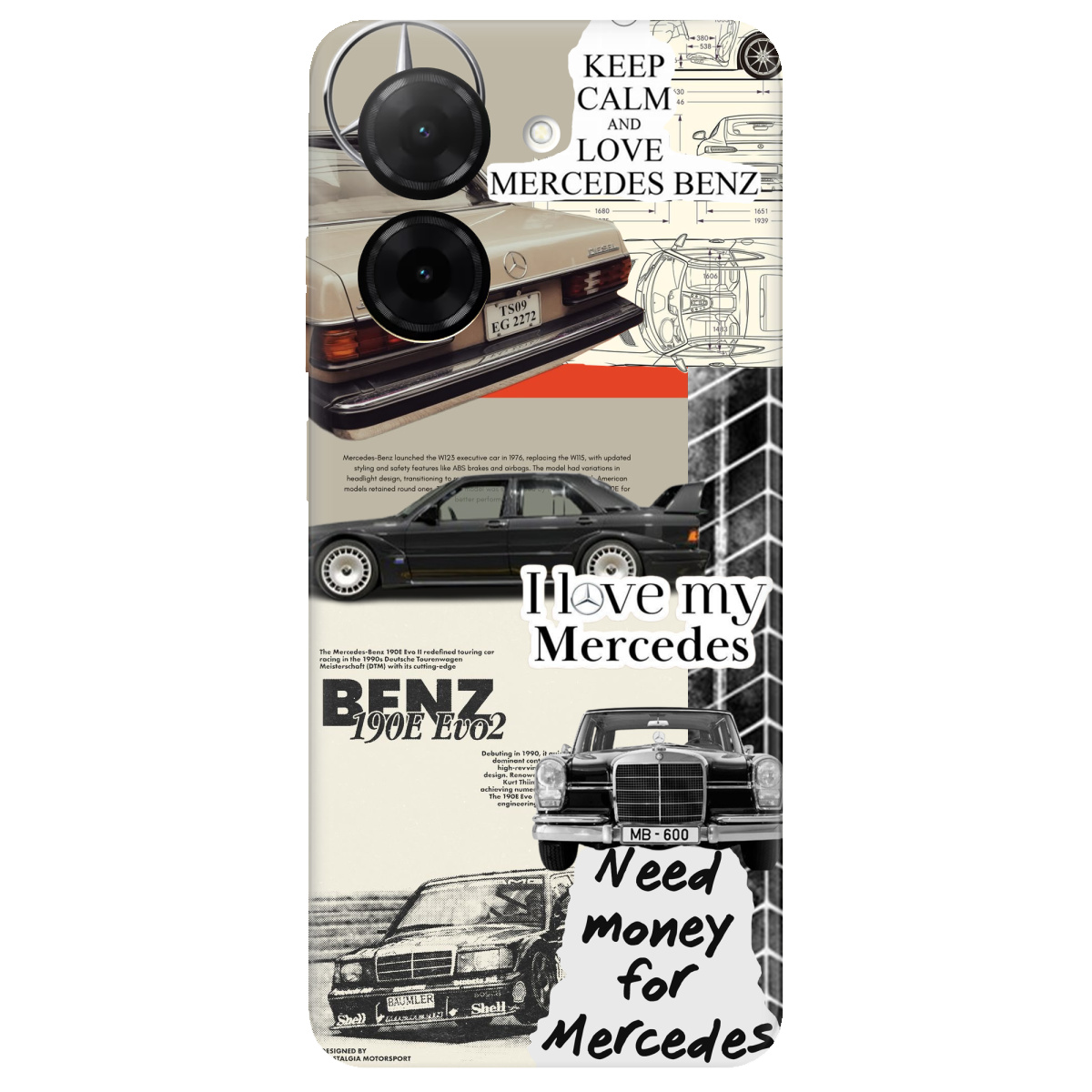 Чохол для Xiaomi Redmi A5 Mercedes - фото 1 - Чохли для телефонів