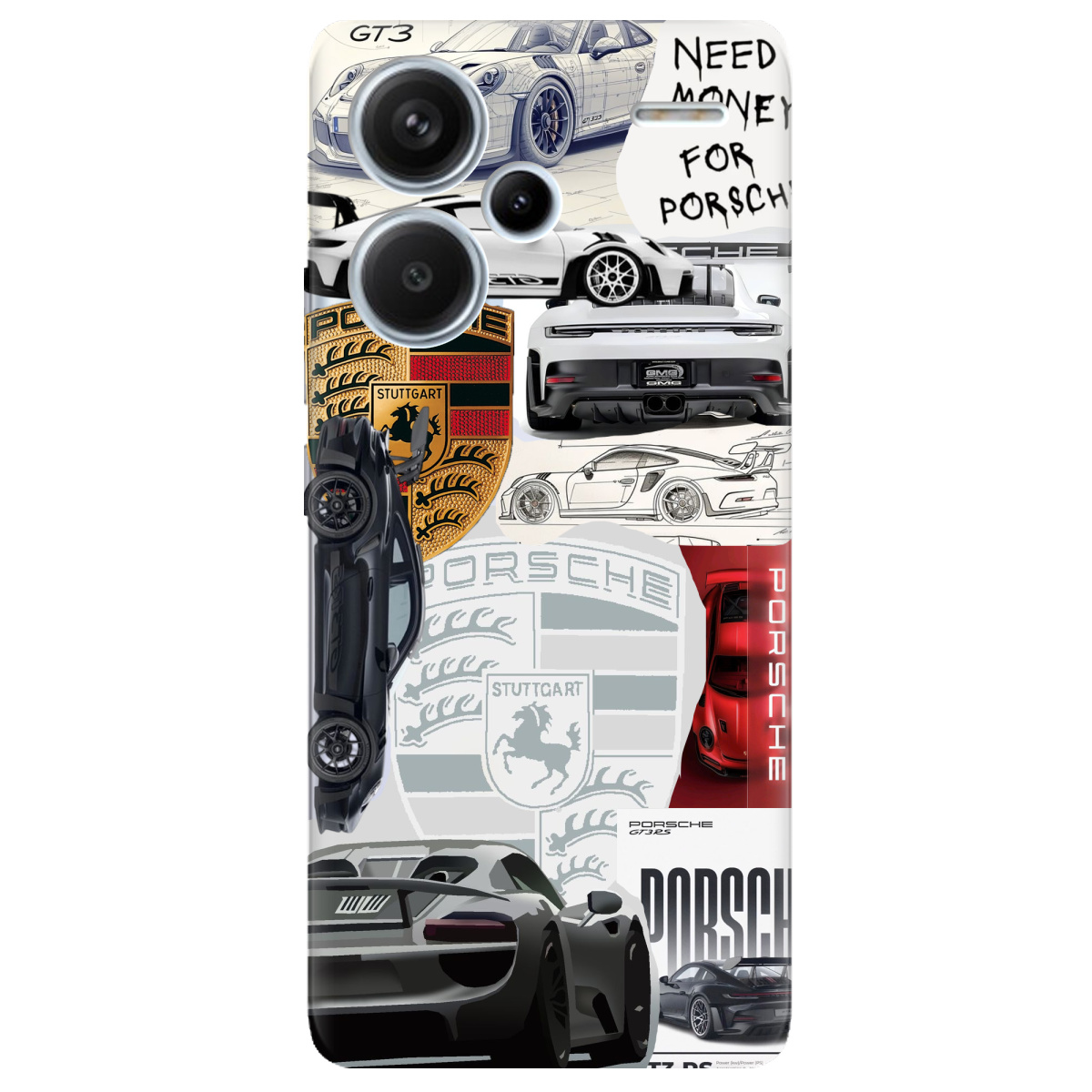 Чохол для Xiaomi Redmi Note 13 Pro + Porsche - фото 1 Чохол для Xiaomi Redmi Note 13 Pro + Porsche - фото 1 - Чохли для телефонів