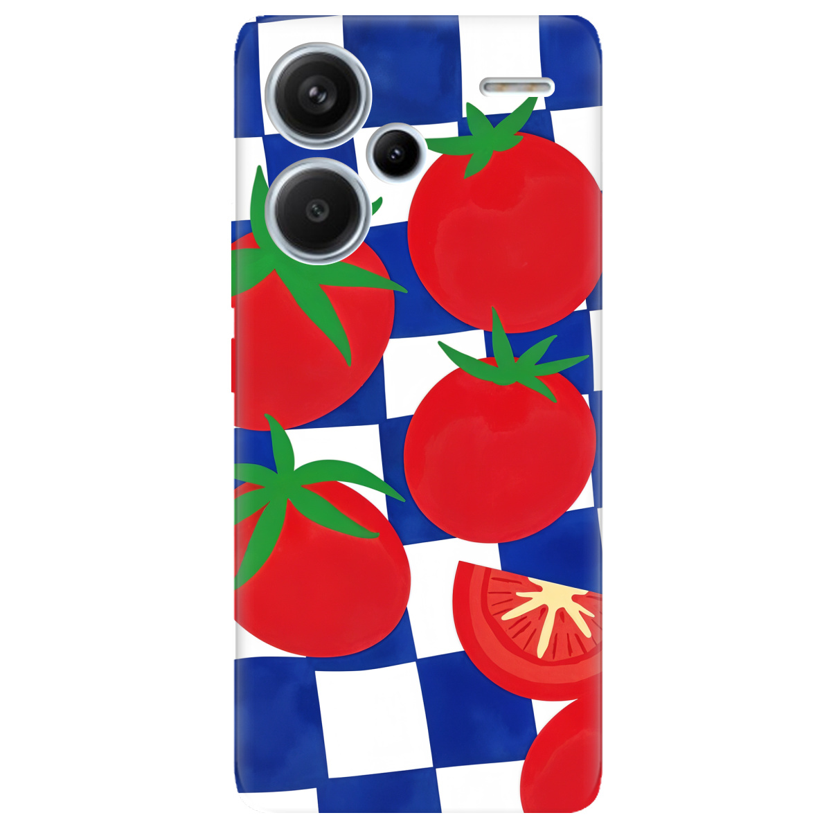 Чохол для Xiaomi Redmi Note 13 Pro + Веселі томати - фото 1 - Чохли для телефонів