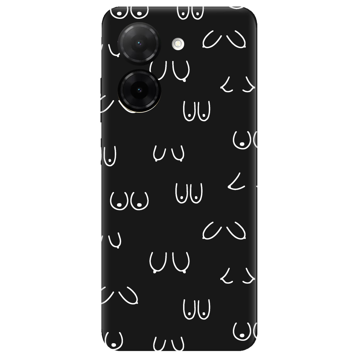 Чохол для Xiaomi Redmi A5 чорний матовий soft touch Мова тіла - фото 1 - Чохли для телефонів