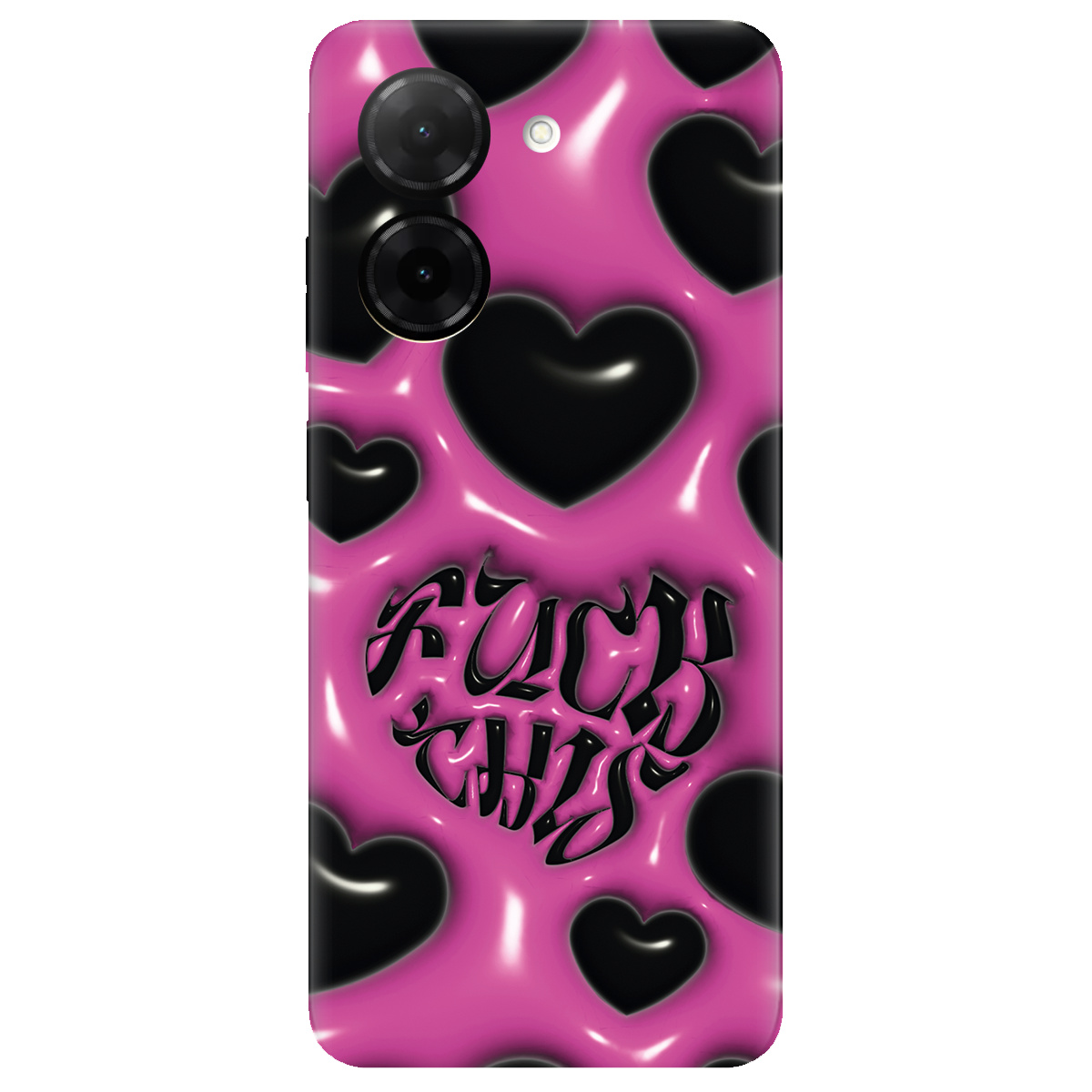 Чохол для Xiaomi Redmi A5 Зухвалі серця - фото 1 - Чохли для телефонів