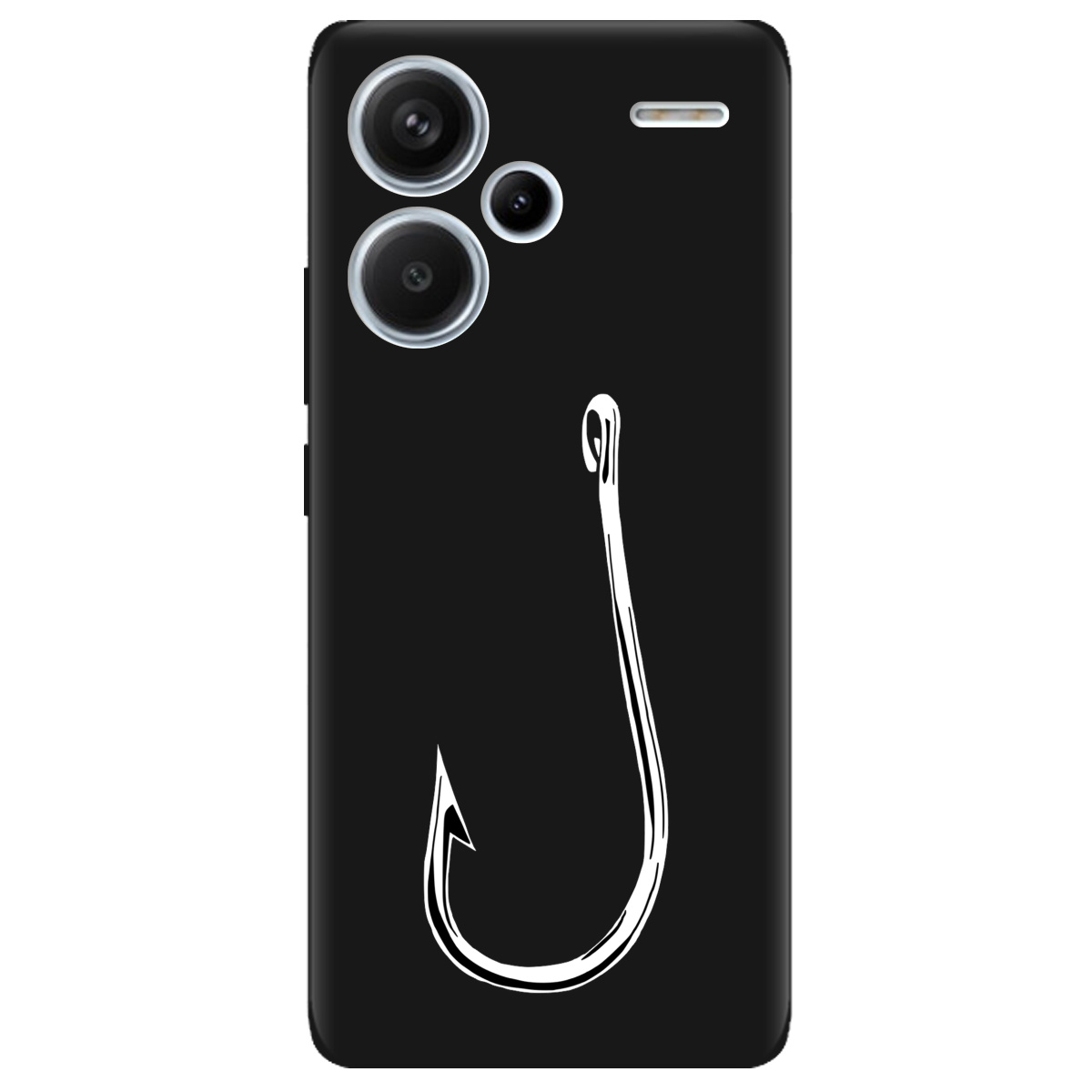 Чехол для Xiaomi Redmi Note 13 Pro + черный матовый soft touch Щасливий гачок - фото 1 Чехол для Xiaomi Redmi Note 13 Pro + черный матовый soft touch Щасливий гачок - фото 1 - Чехлы для телефонов