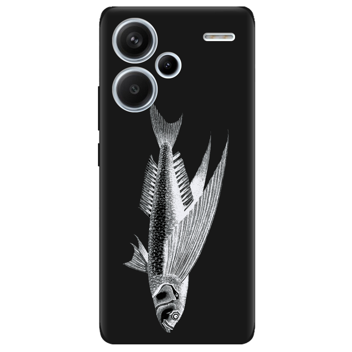 Чохол для Xiaomi Redmi Note 13 Pro + чорний матовий soft touch Срібний трофей - фото 1 Чохол для Xiaomi Redmi Note 13 Pro + чорний матовий soft touch Срібний трофей - фото 1 - Чохли для телефонів