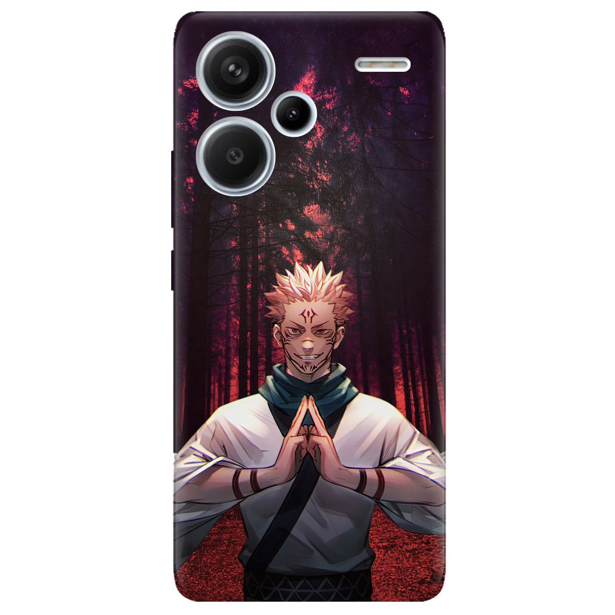 Чехол для Xiaomi Redmi Note 13 Pro + Сукуна - фото 1 - Чехлы для телефонов