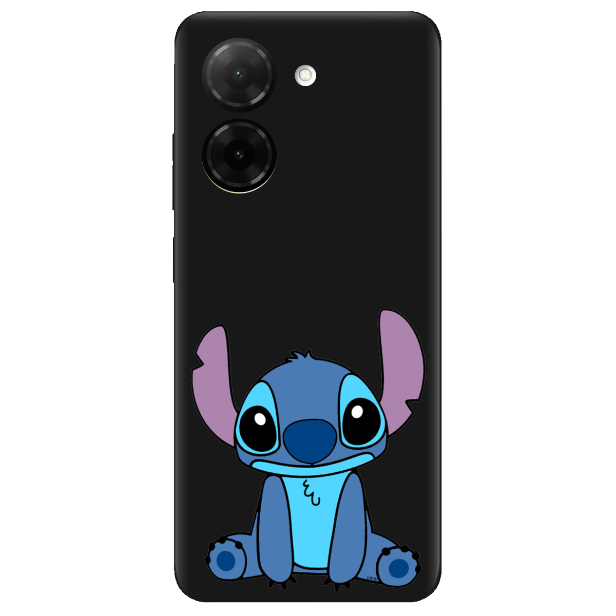 Чехол для Xiaomi Redmi A5 черный матовый soft touch Стіч - фото 1 - Чехлы для телефонов