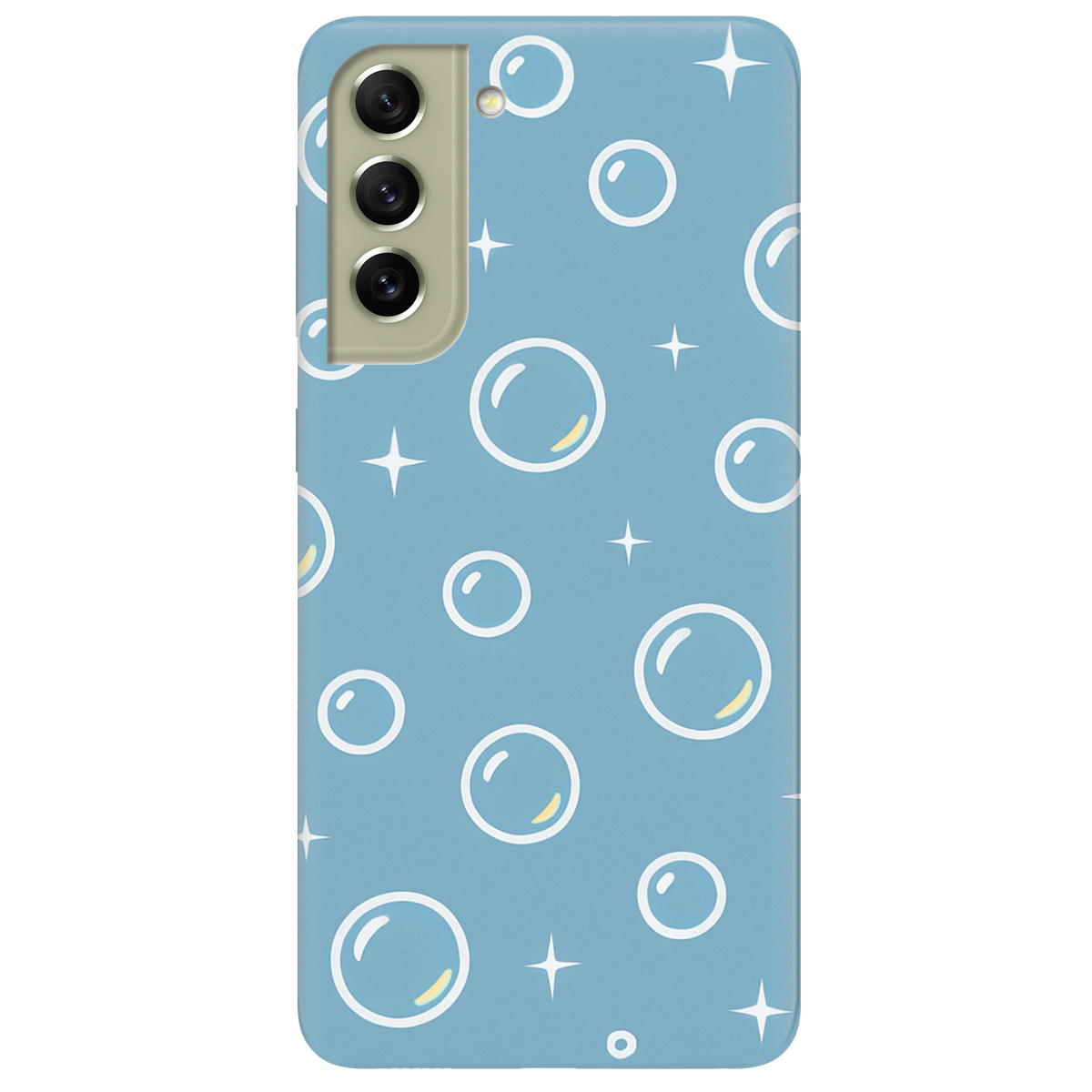 Чехол для Samsung Galaxy S21 FE Бульбашки - фото 1 - Чехлы для телефонов